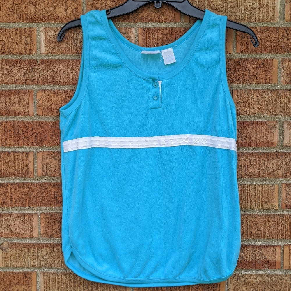 Retro Vintage / Terry Cloth / Tennis Tank / Medium